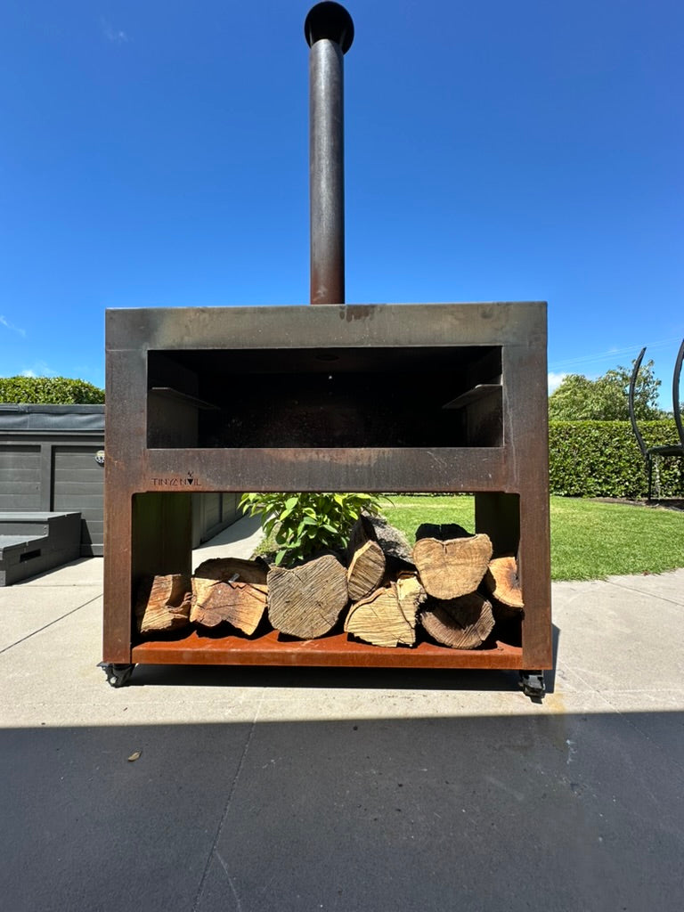 The Cardrona Corten Fireplace