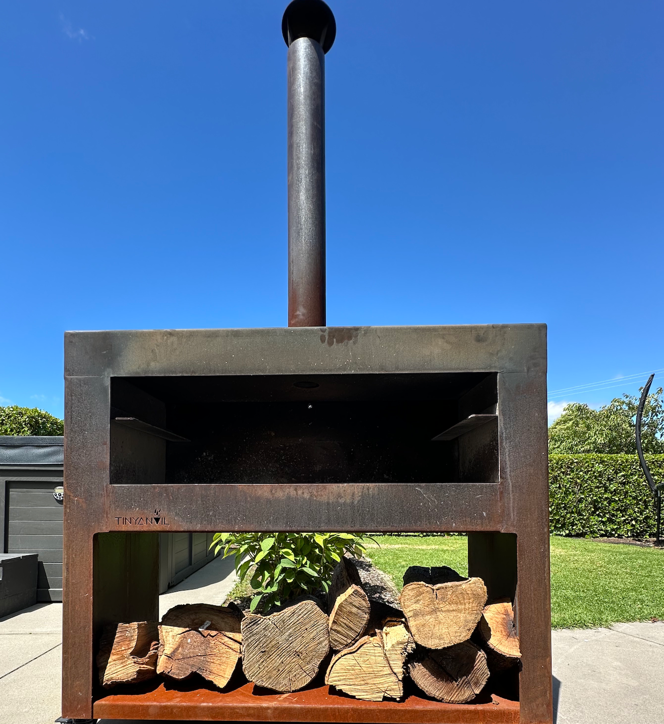 The Cardrona Corten Fireplace
