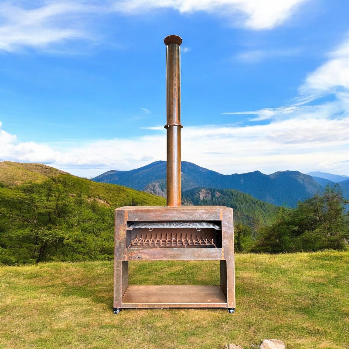 The Cardrona Corten Fireplace