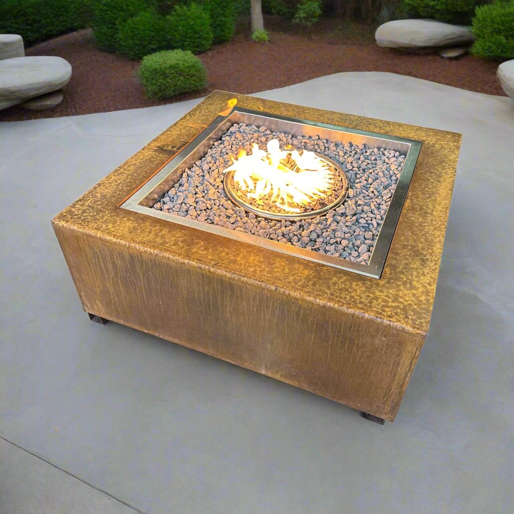 Coming Soon - Square Fire Pit with Gas