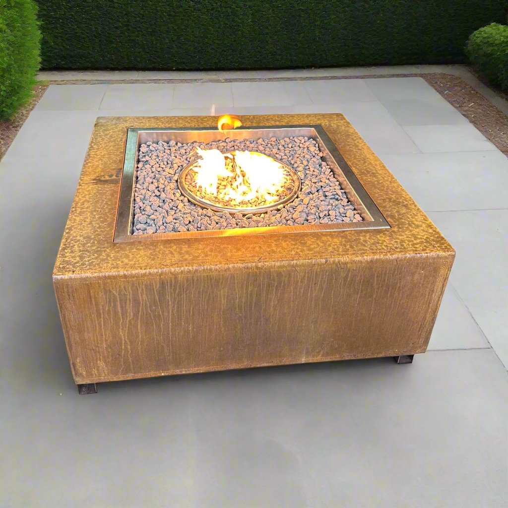 Coming Soon - Square Fire Pit with Gas