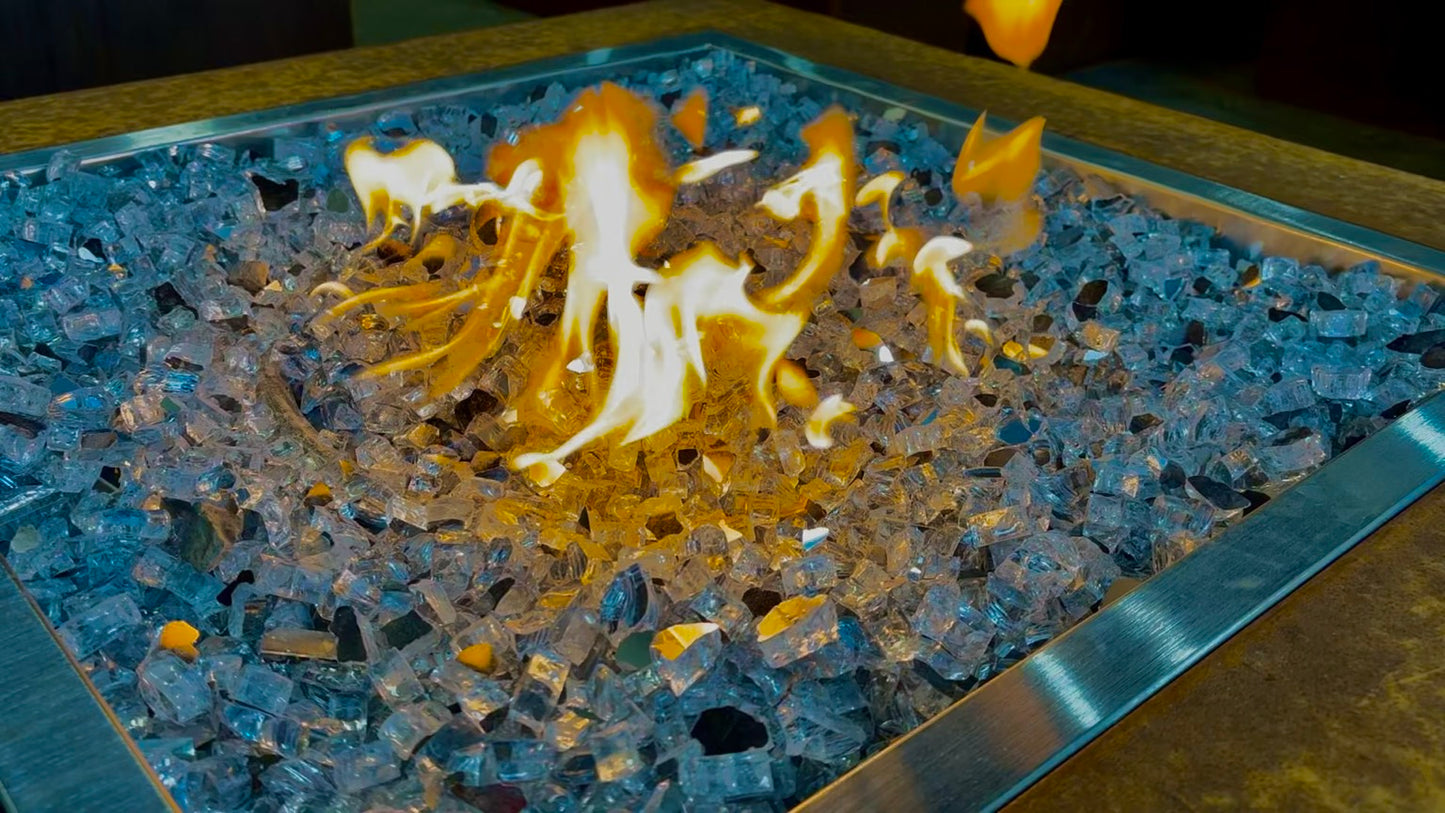 Crystal Reflective Fire Glass