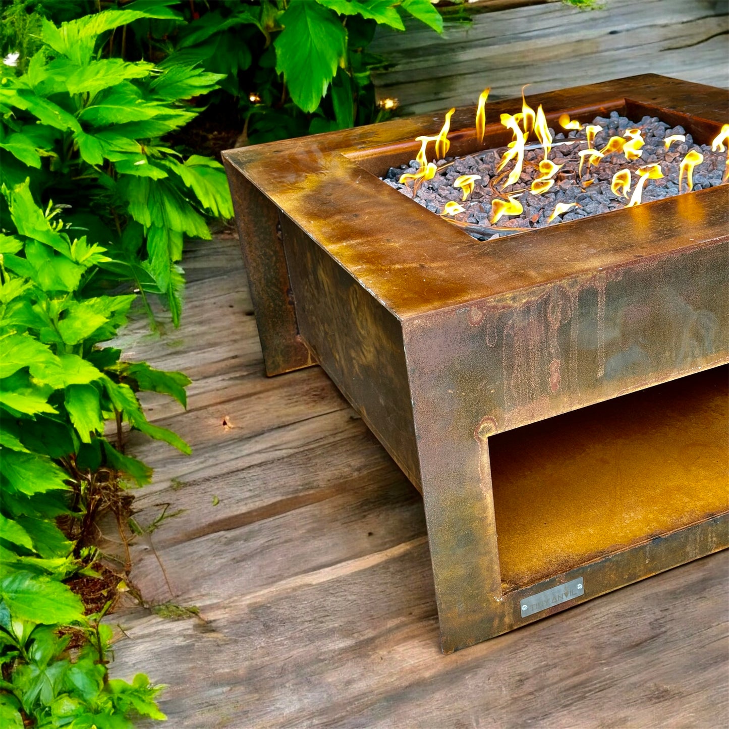 Coming Soon - Square Gas Fire Pit with Storage