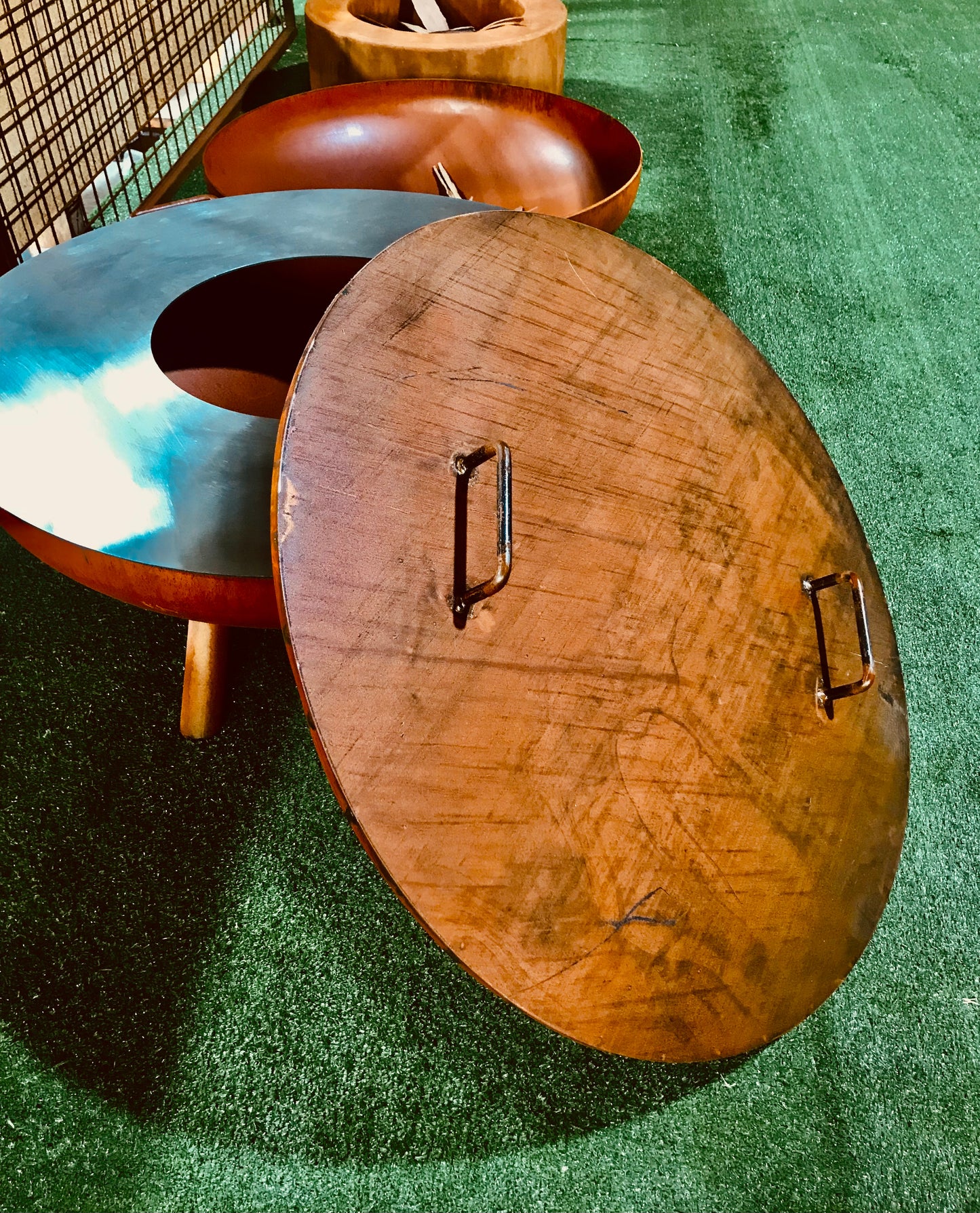 Fire Pit Corten Lid