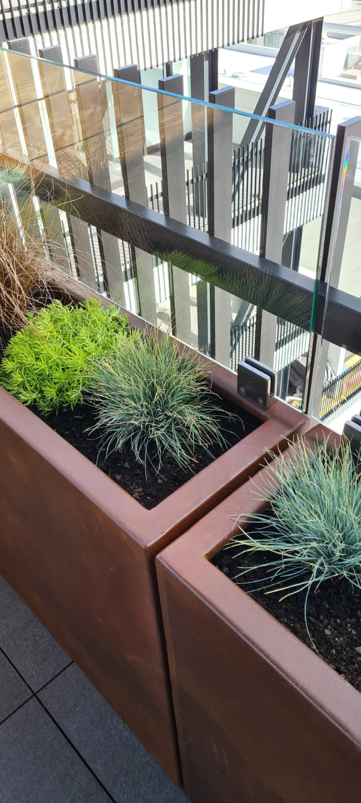 Corten Tall Trough