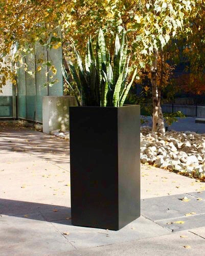 Black Powder Coated Column 450