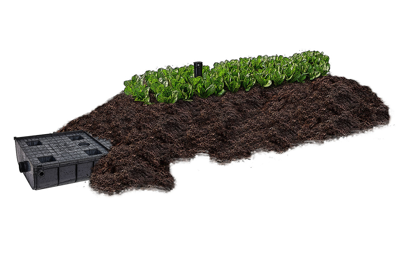 Sub-Irrigation Channel – Basic Kit by Wicking Beds NZ