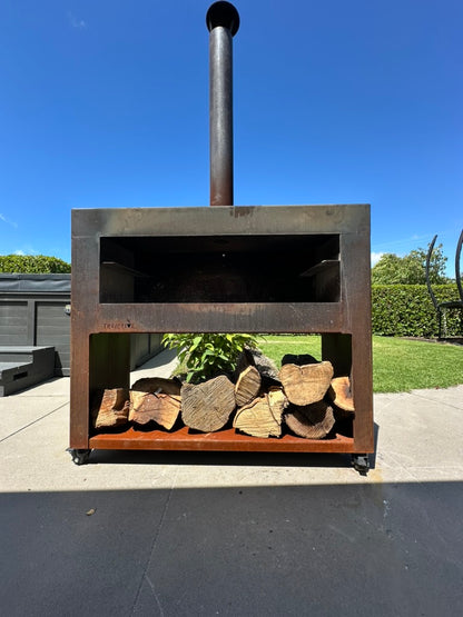 The Cardrona Corten Fireplace