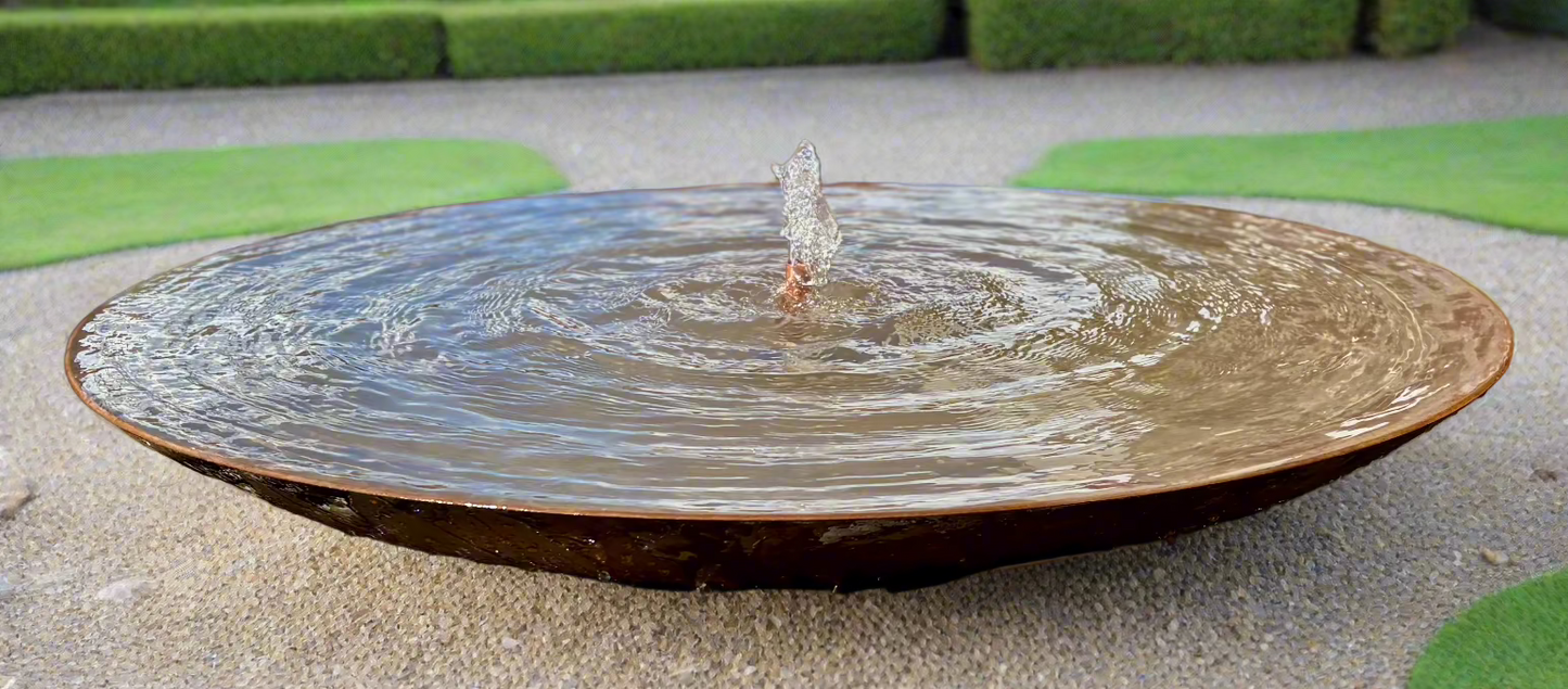 The Estella Corten Water Bowl