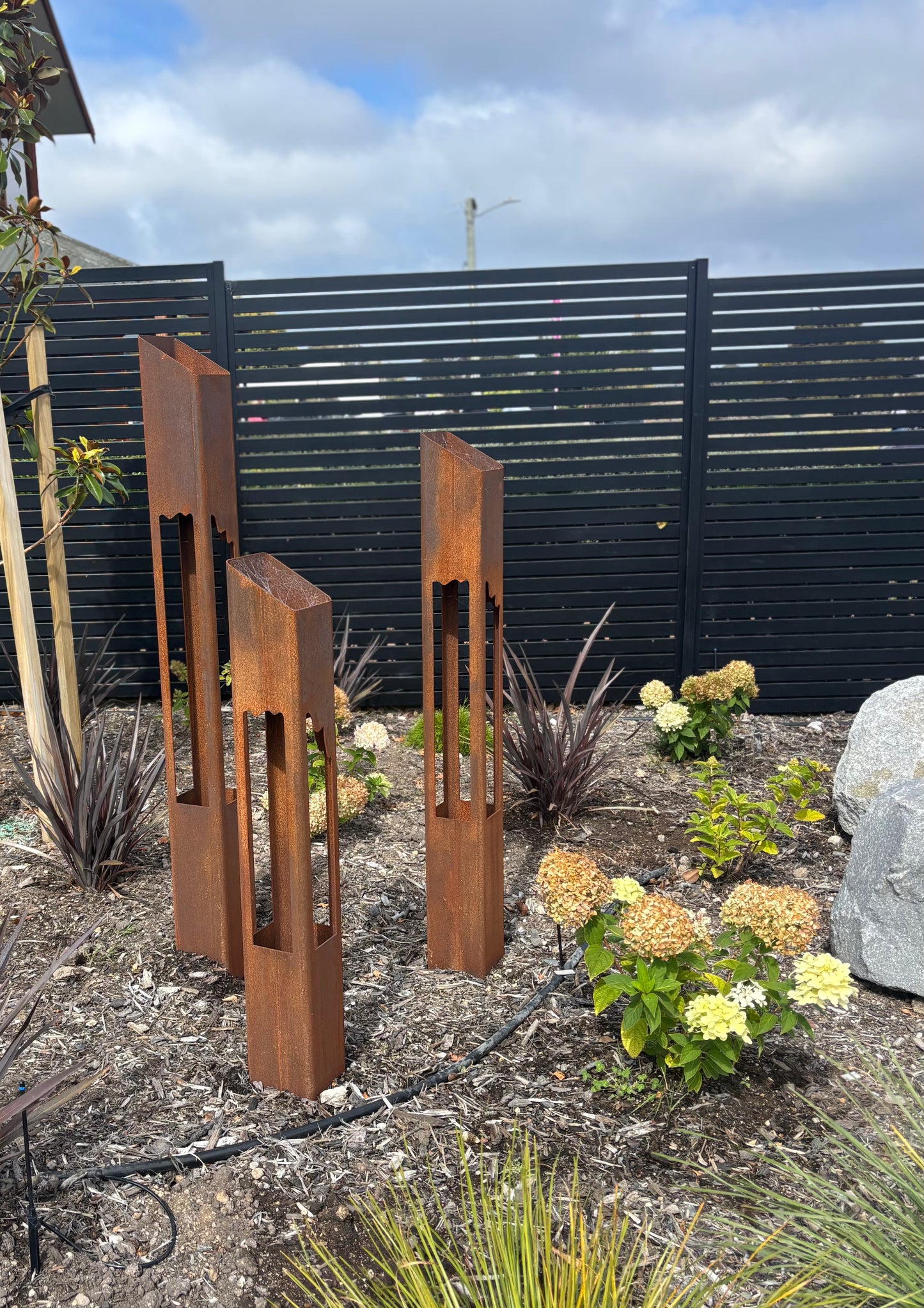 Corten Torches