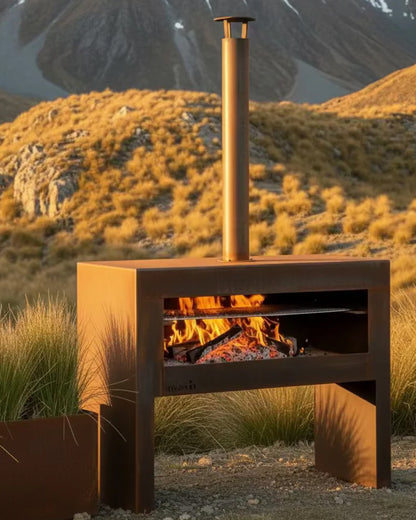 The Cardrona Corten Fireplace