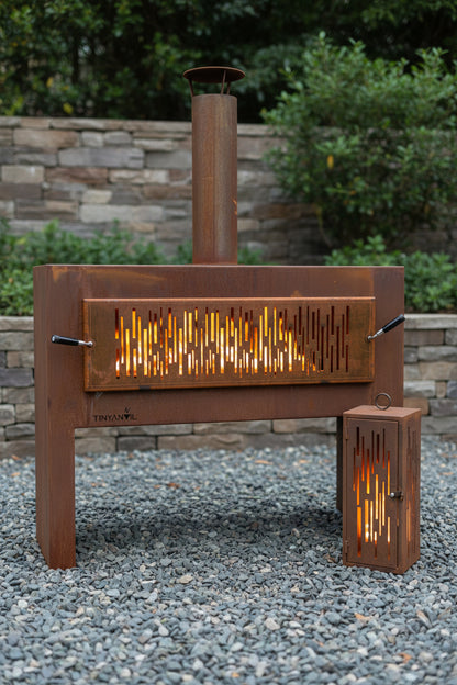 The Cardrona Corten Fireplace