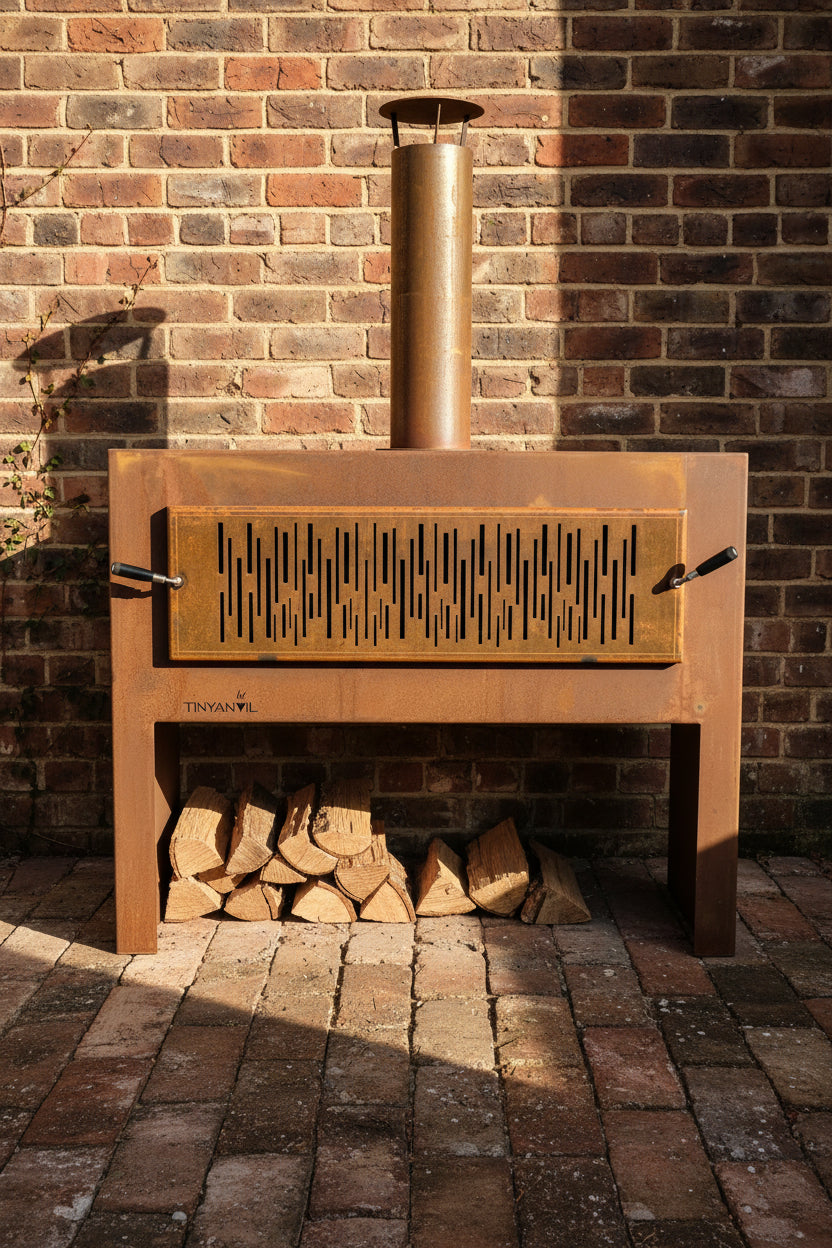The Cardrona Corten Fireplace