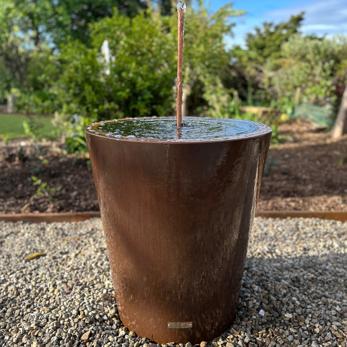 The Karapiro Corten Water Feature