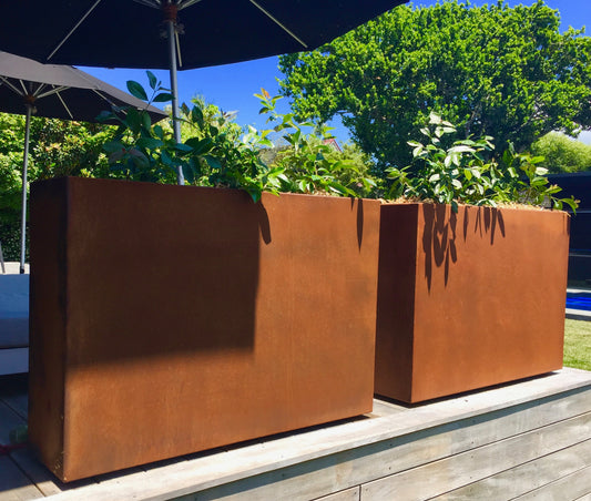 Corten Tall Trough