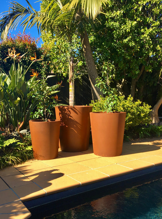 2Nd: Small Corten Tapered Cylinder - 20% Off