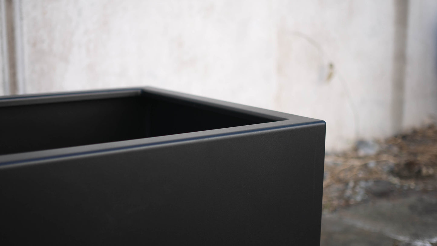 Black Powder Coated Cube