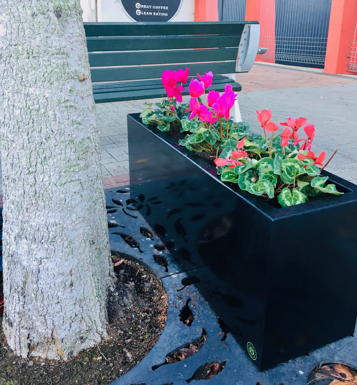 Planters Steel Coloured Galvanised Planter Boxes Garden Planters – Tiny ...