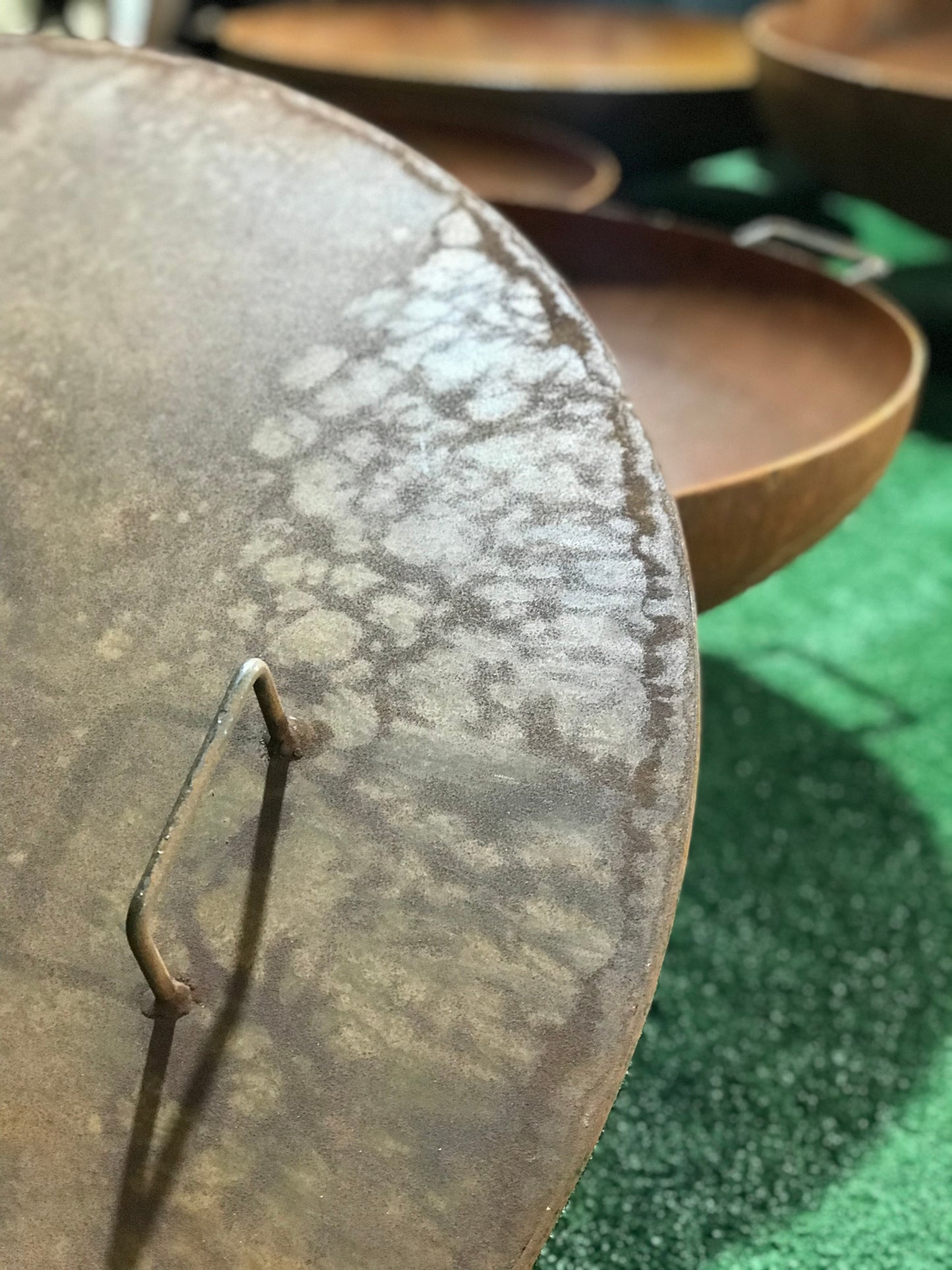 Fire Pit  Corten Lid