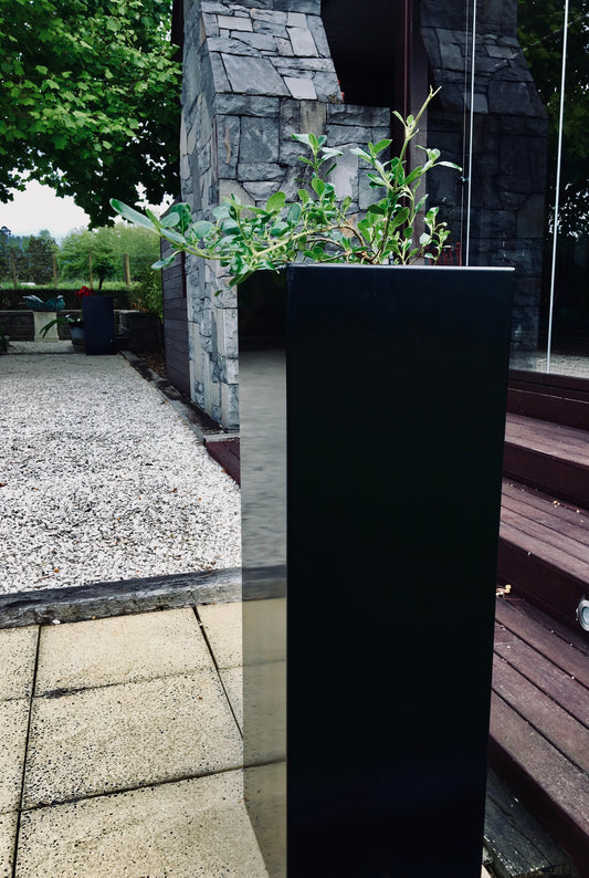 Black Powder Coated Column 300