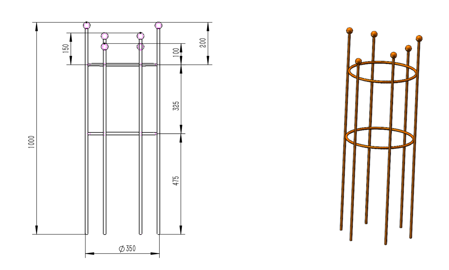 Column Plant Support