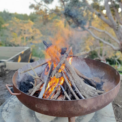 Fire Bowl With Legs And Handles