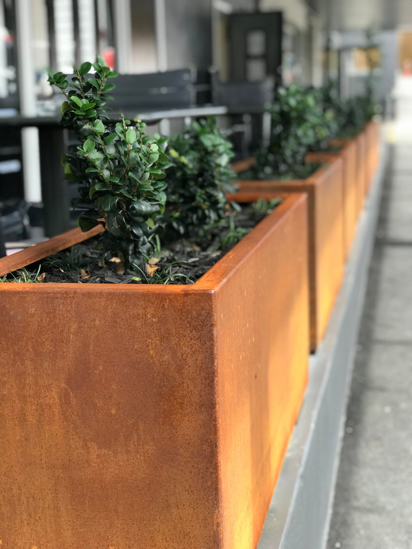 Corten Trough 1200