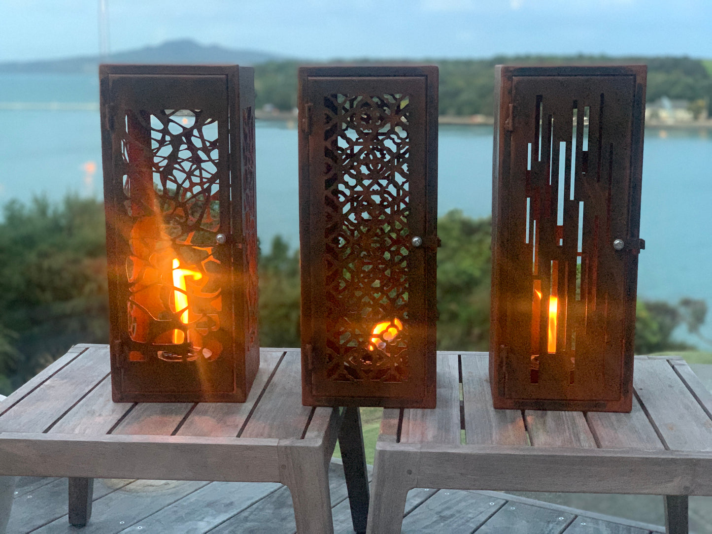 Corten Lanterns