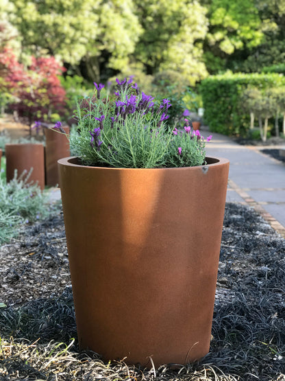 Corten Tapered Cylinders