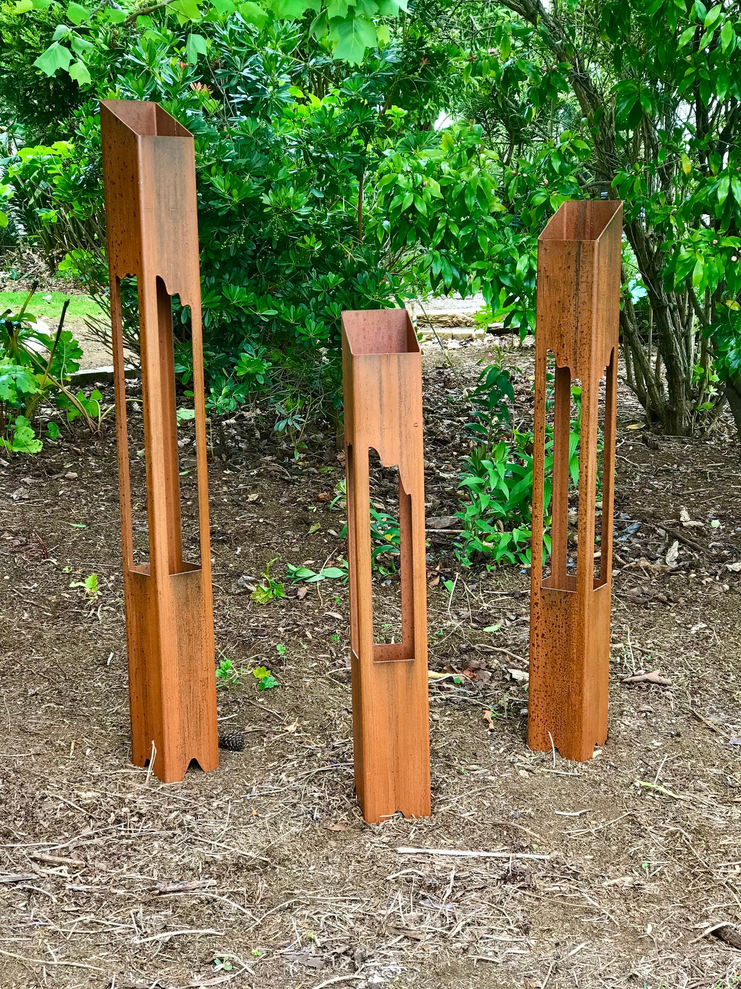 Corten Torches