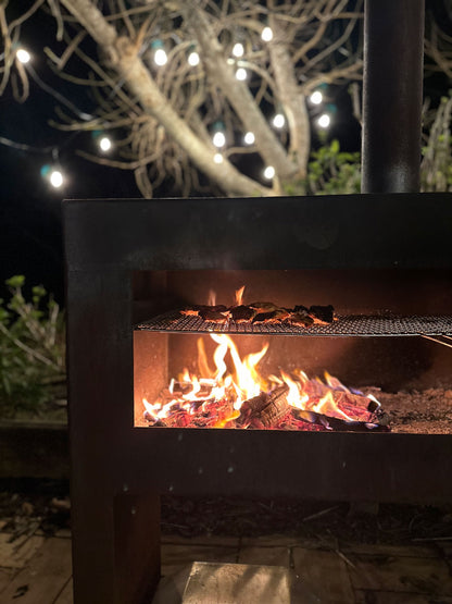 The Cardrona Corten Fireplace