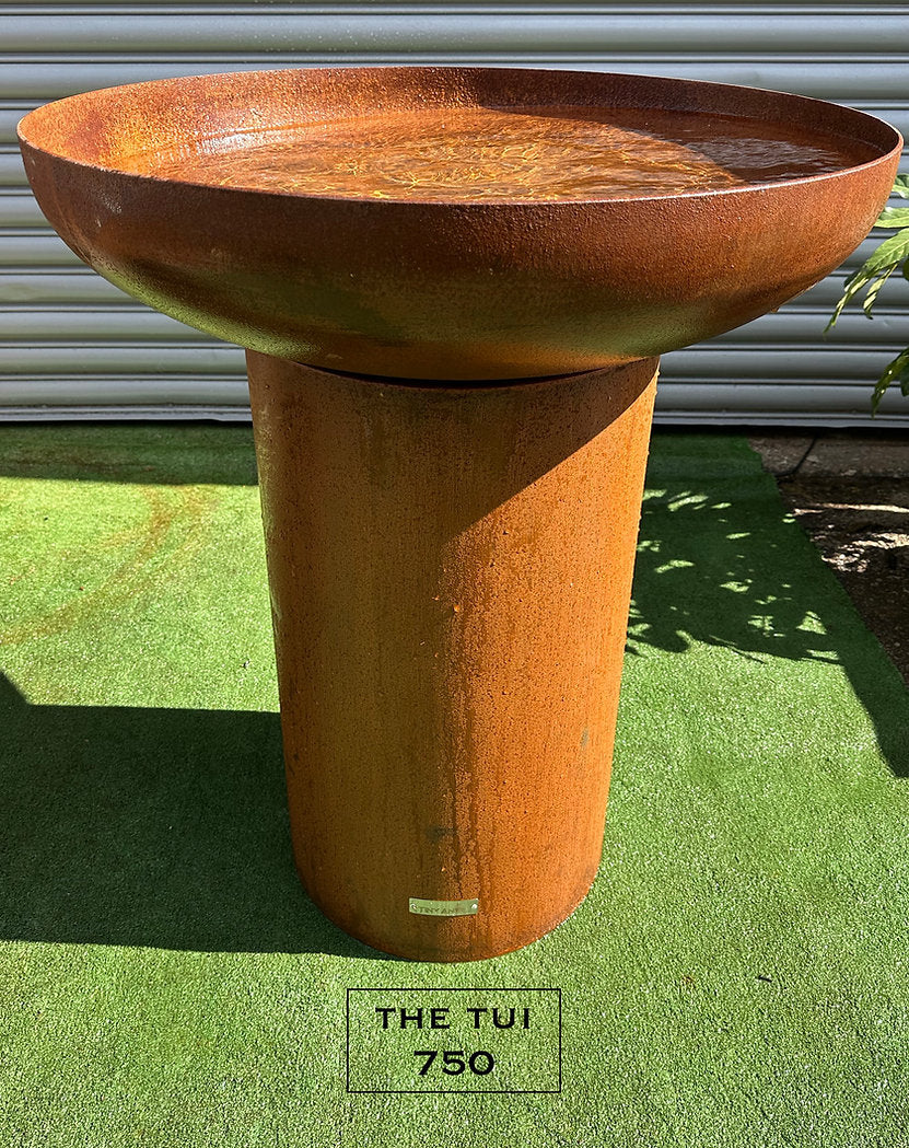 Corten Bird Baths