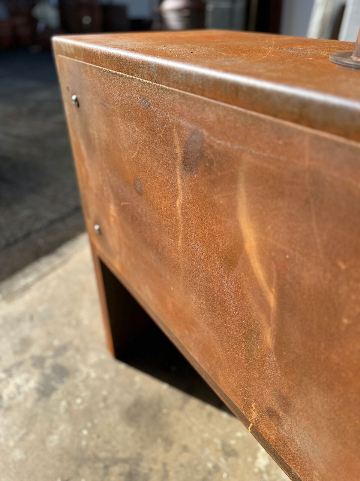 The Cardrona Corten Fireplace